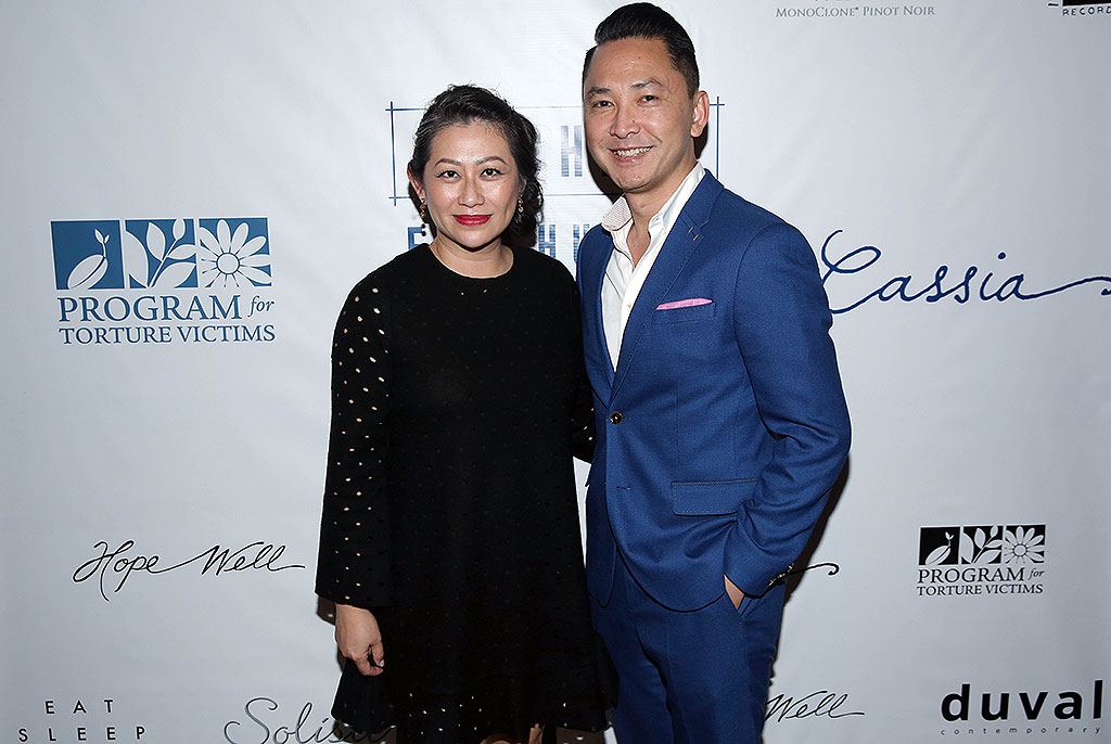 Co-owner Kim Luu Ng and Dr. Viet Thanh Nguyen